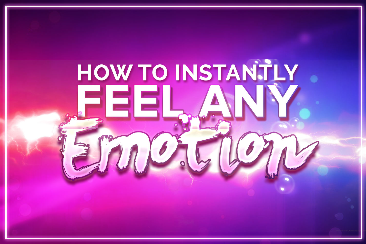 How To Turn Off Your Emotions Instantly Works Very Fast