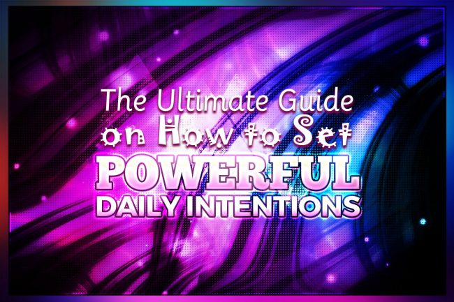 Setting intentions