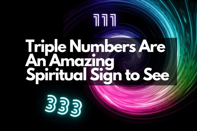 Triple Numbers Are An Amazing Spiritual Sign to See image of triple numbers post