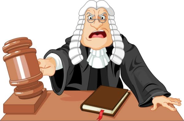 image of a judge
