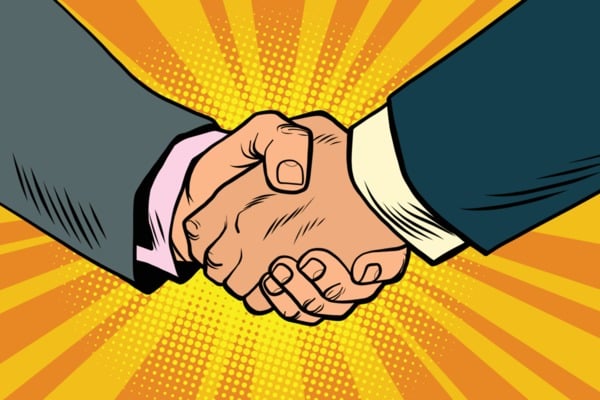 image of a handshake